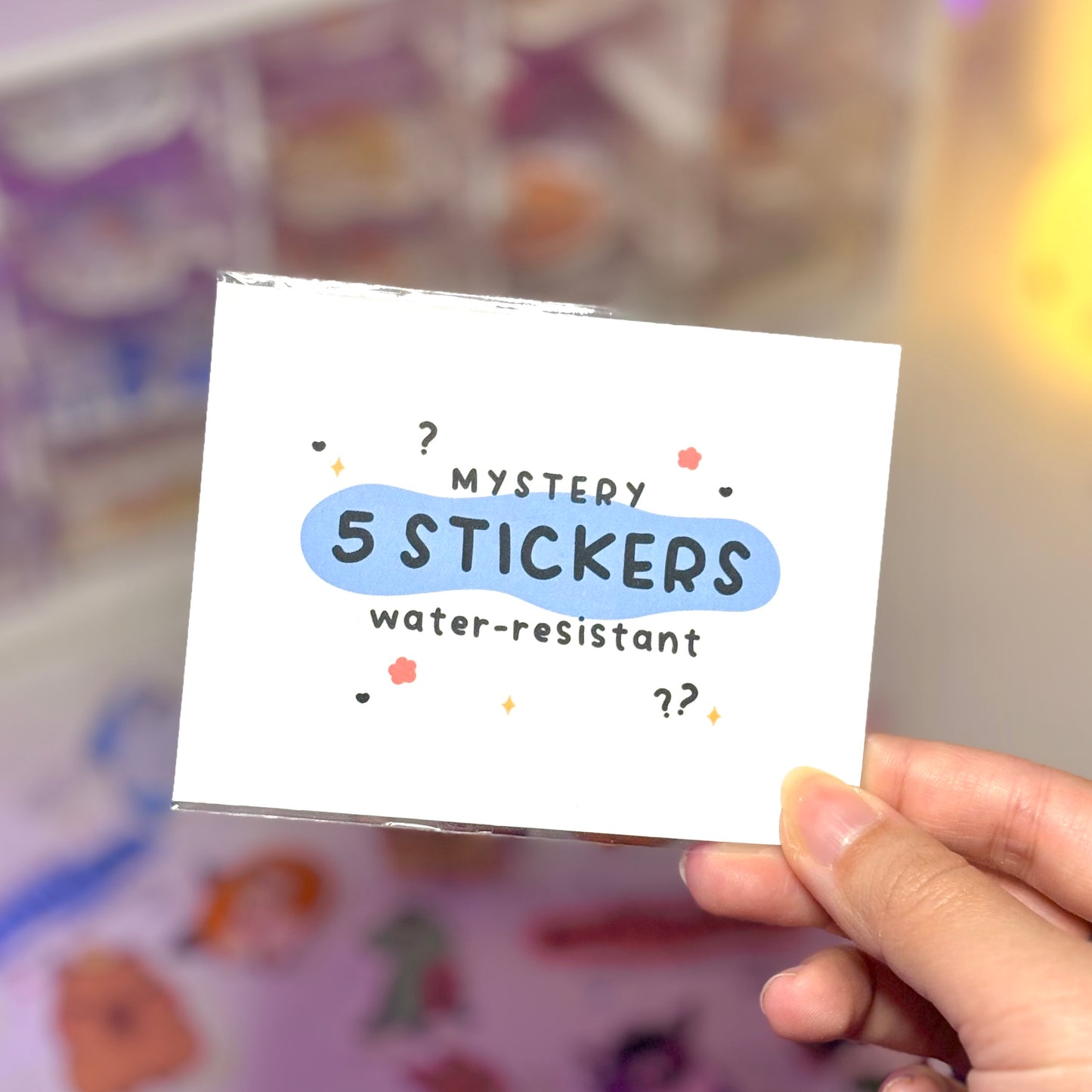 Mystery Water-resistant Sticker Set