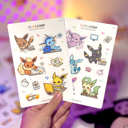 EeveeCorp Waterproof Sticker Sheets