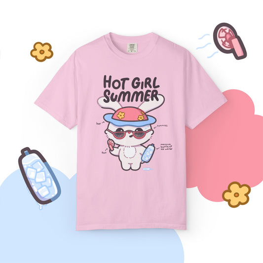 Hot Girl Summer T shirt – Comfort Colors Front ONLY Graphic Tee
