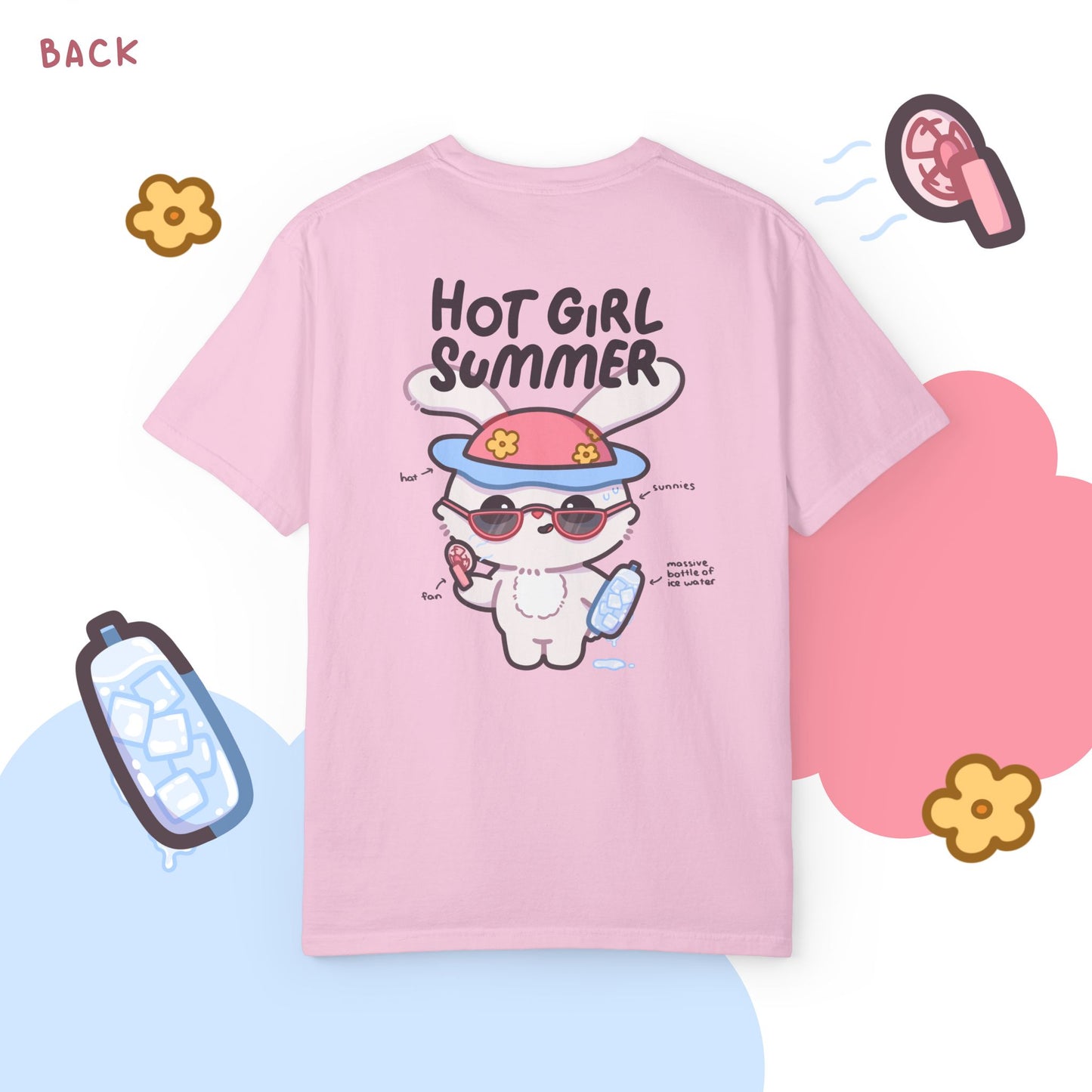 Hot Girl Summer T-Shirt – Comfort Colors Front & Back Graphic Tee