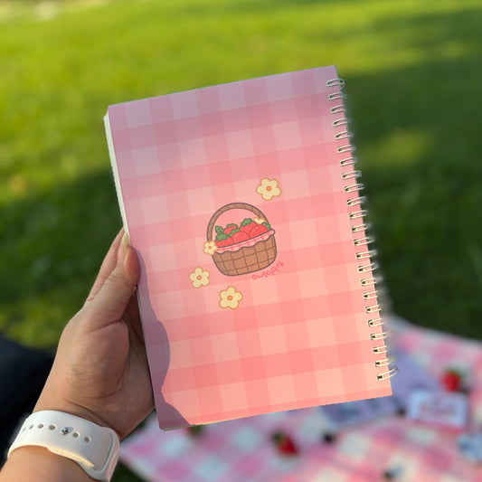 Strawberry FruitKitty Sticker Reusable Book (A5 size)