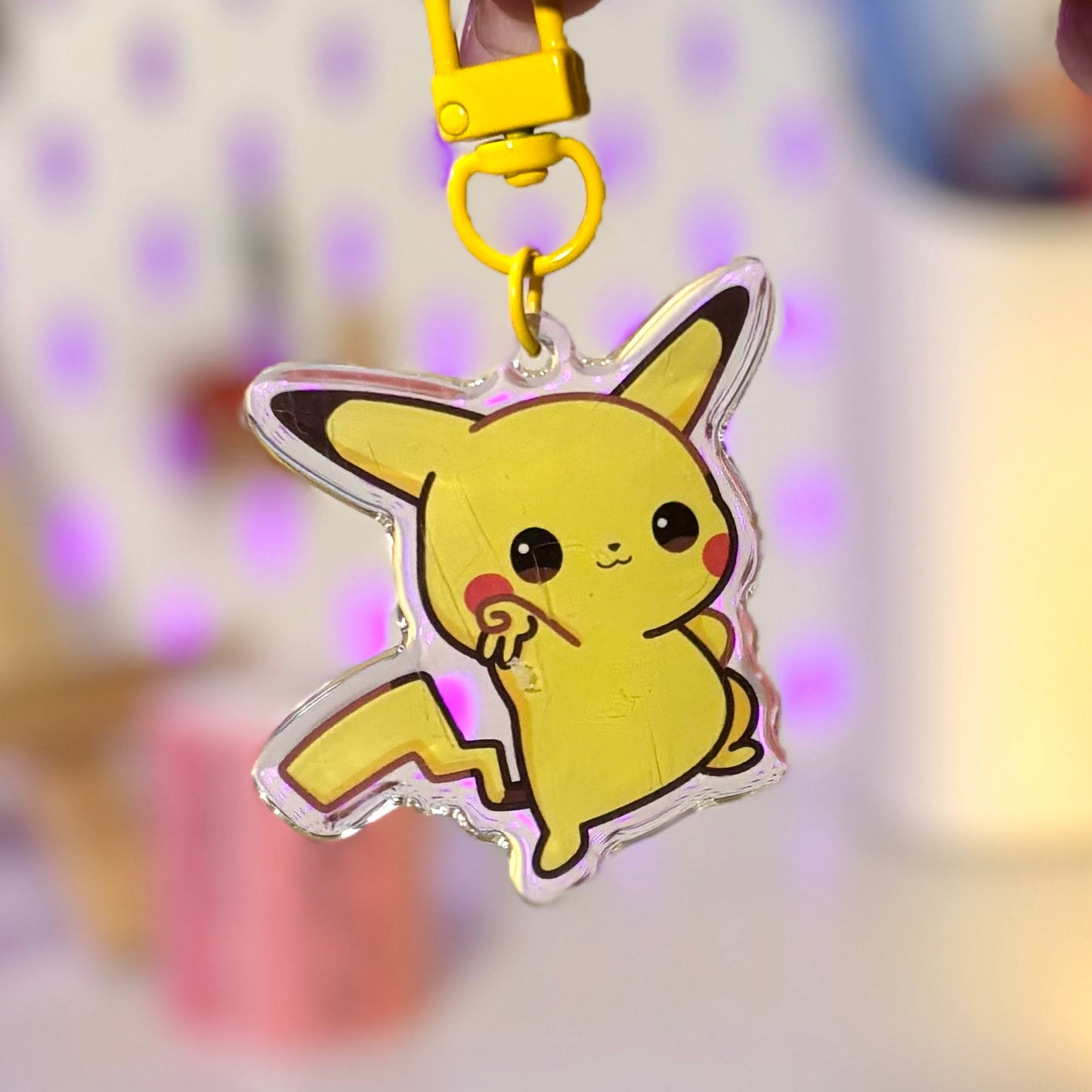 Electric Cutie Gyaru Pose Acrylic Keychain ⚡