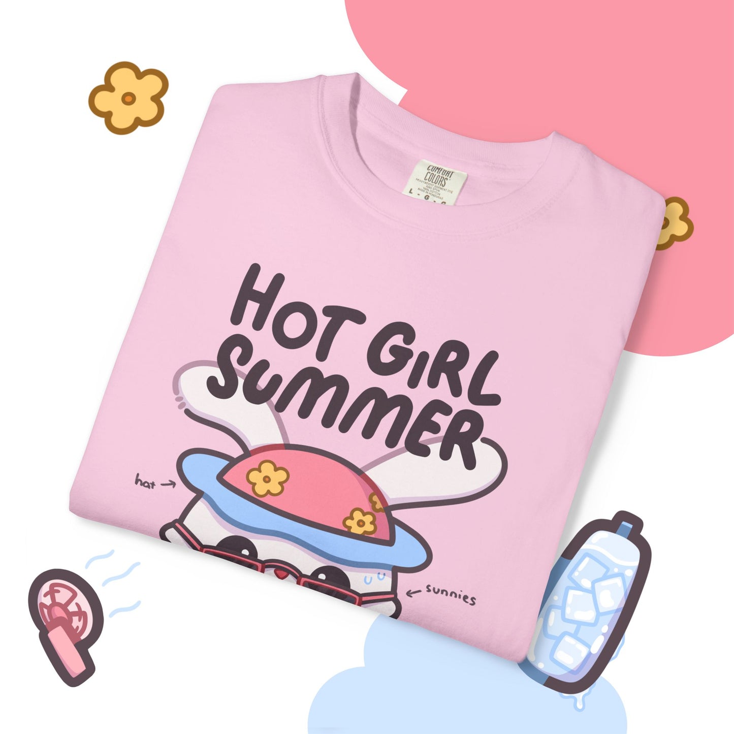 Hot Girl Summer T shirt – Comfort Colors Front ONLY Graphic Tee