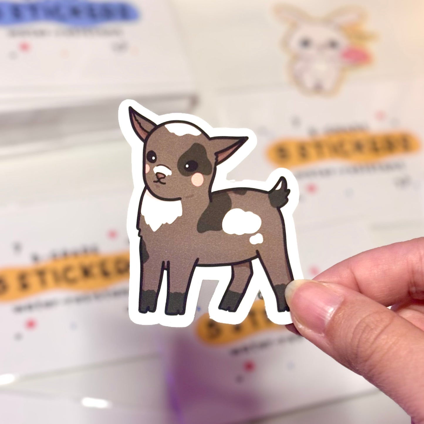 Mystery B-Grade Water-resistant Sticker Set (5pcs)