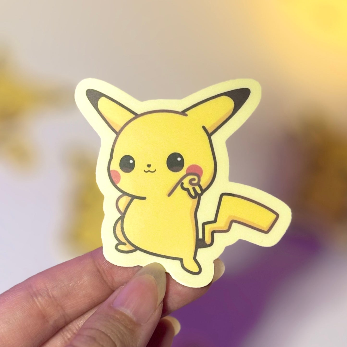 Electric Cutie Gyaru Pose Waterproof Sticker