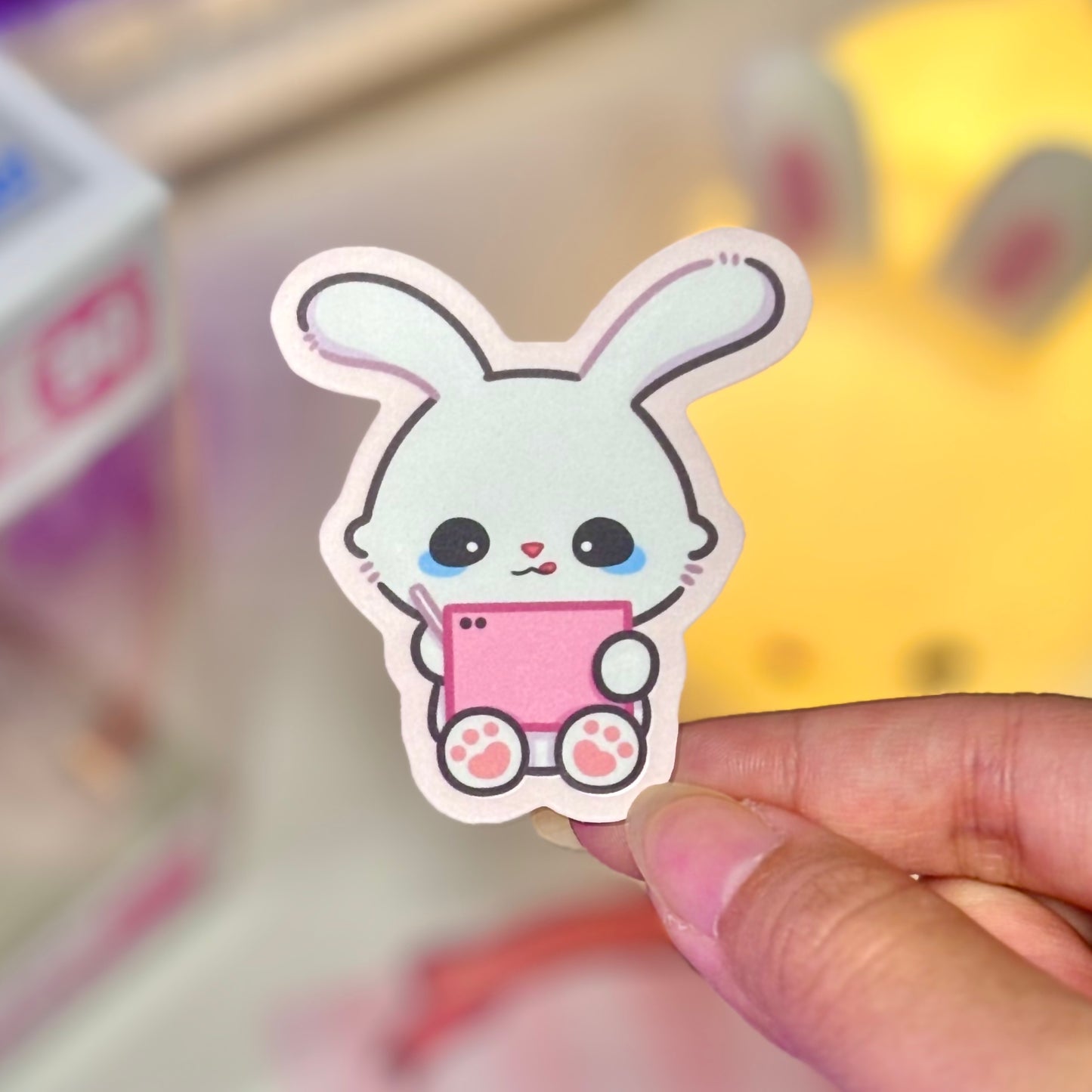 Sleepy Owlo Waterproof Matte Stickers