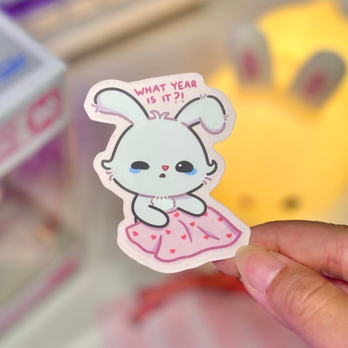 Sleepy Owlo Waterproof Matte Stickers