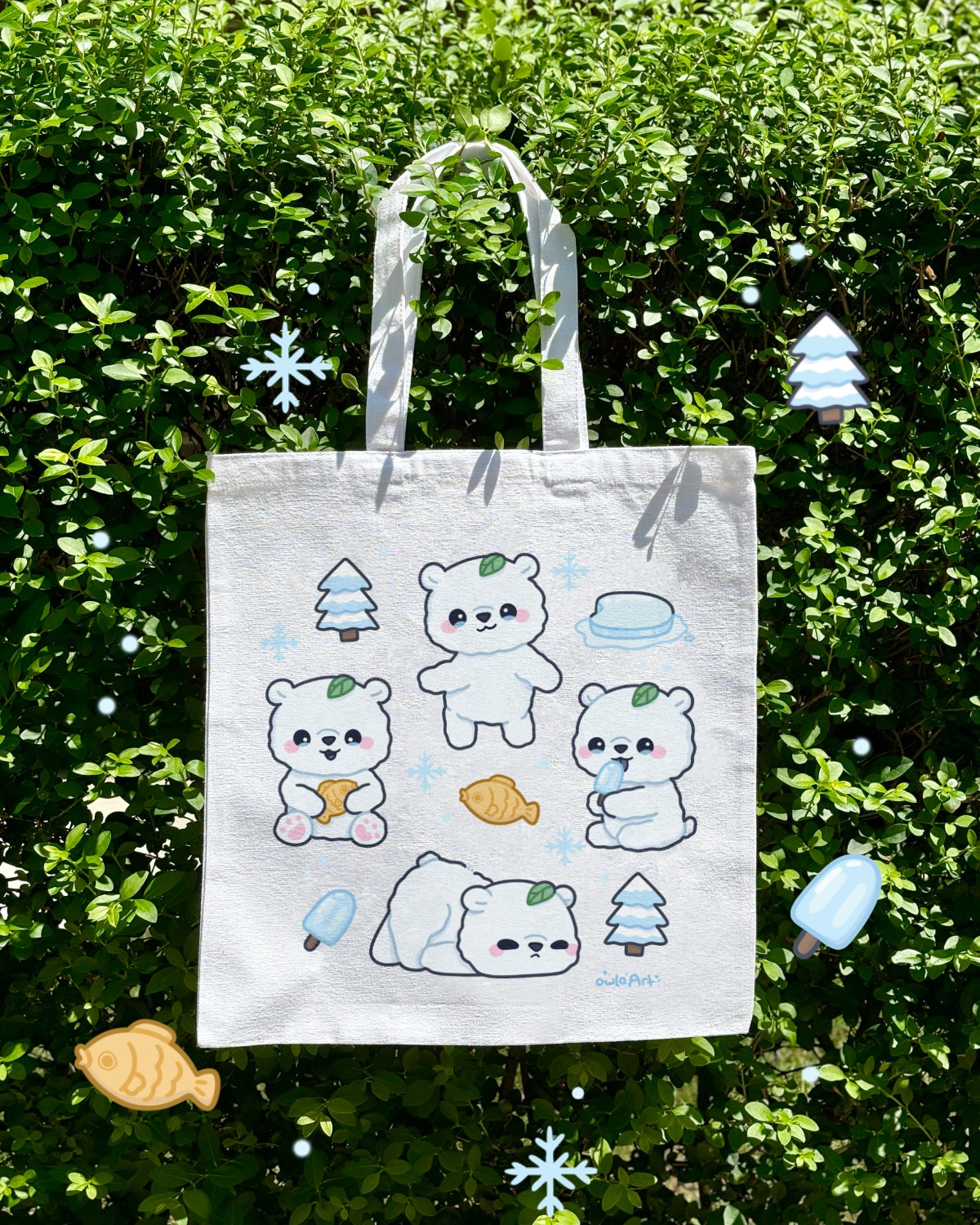 Mausu the Bear Tote Bag
