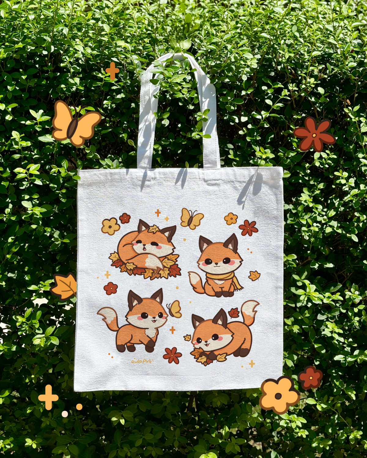 Autumn Fox Tote Bag
