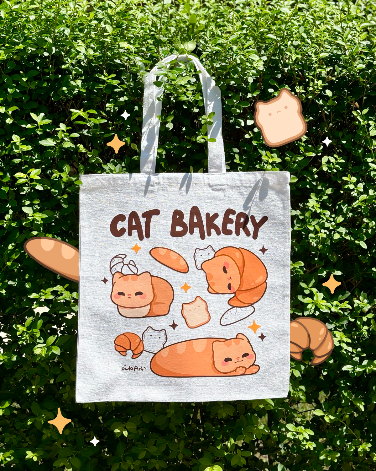Cat Bakery Tote Bag
