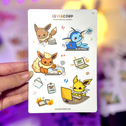 EeveeCorp Waterproof Sticker Sheets