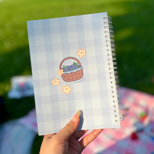 Blueberry FruitKitty Sticker Reusable Book (A5 size)