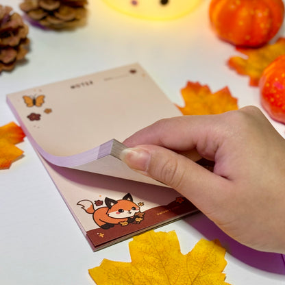 Autumn Fox Notepad