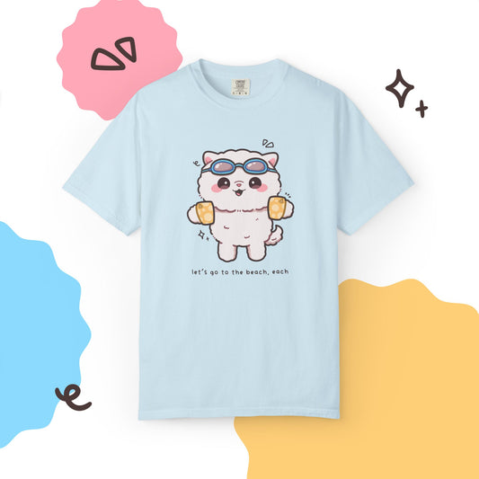 Let’s Go to the Beach, Each T-Shirt – Comfort Colors Summer T-Shirt