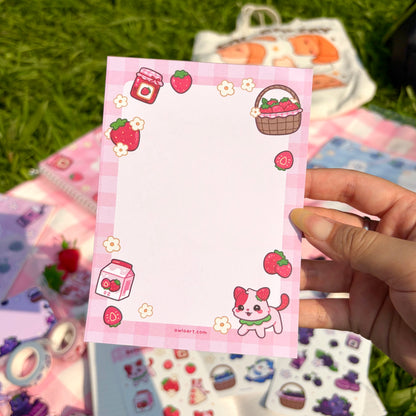 Strawberry Blast FruitKitty Stationery Bundle
