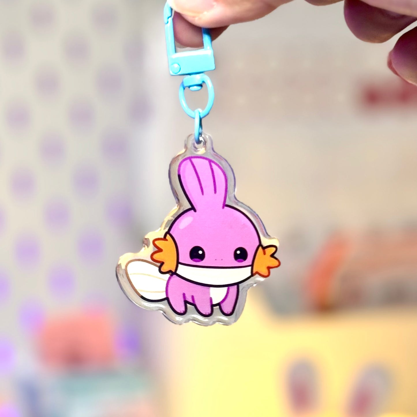 Lagging Watter Buddy Acrylic Keychain 💧