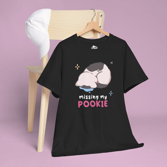 Missing My Pookie Unisex Heavy Cotton Tee | Cute crying cat