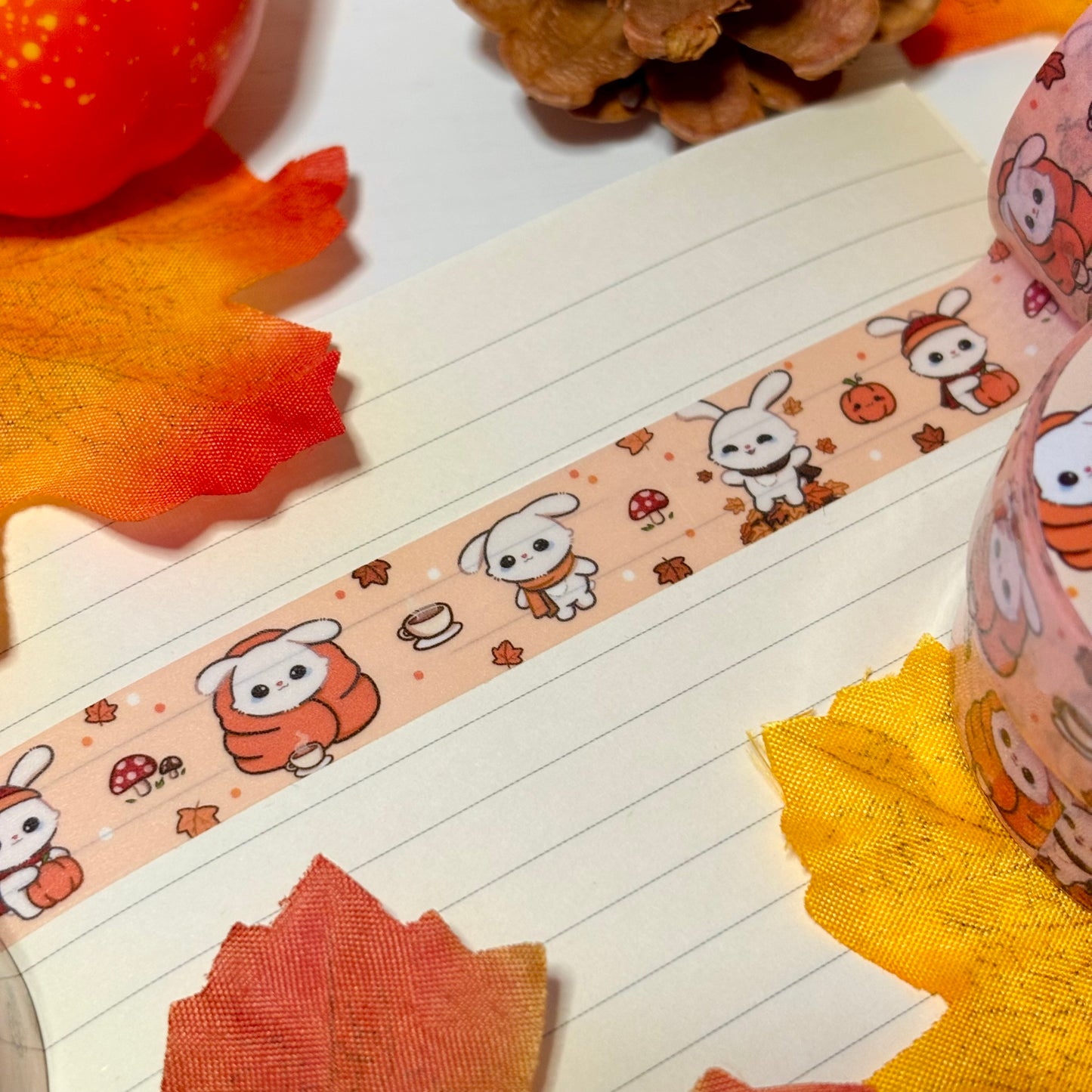 Cozy Fall Bunny Washi Tape