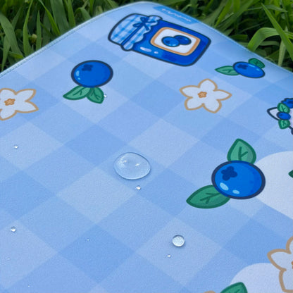 Blueberry FruitKitty Waterproof Desk Mat