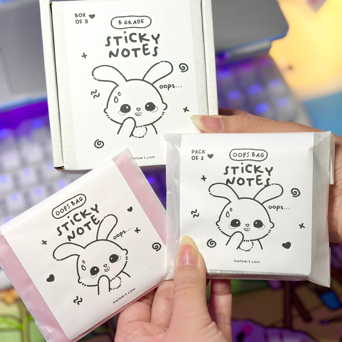 Oopsie Sticky Note Mystery Bag