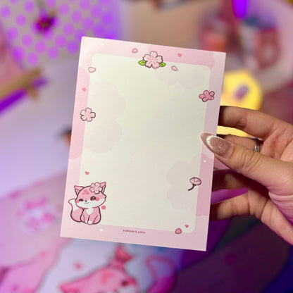 Sakura Fox Notepad