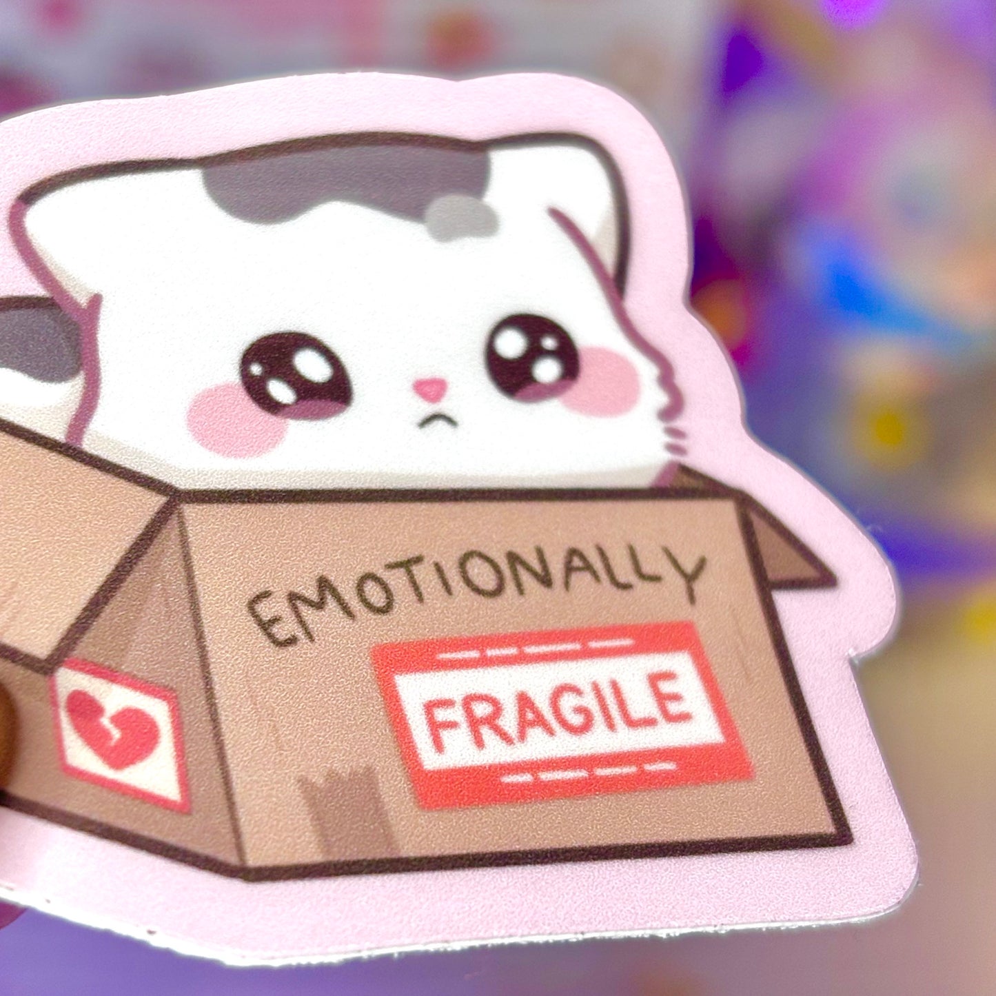 Emotionally Fragile Sticker (waterproof matte)