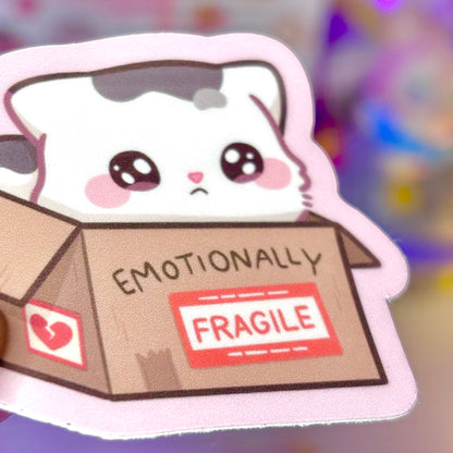 Emotionally Fragile Sticker (waterproof matte)