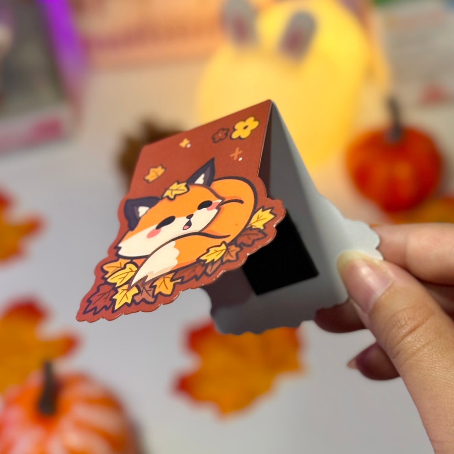 Autumn Fox Magnetic Bookmark