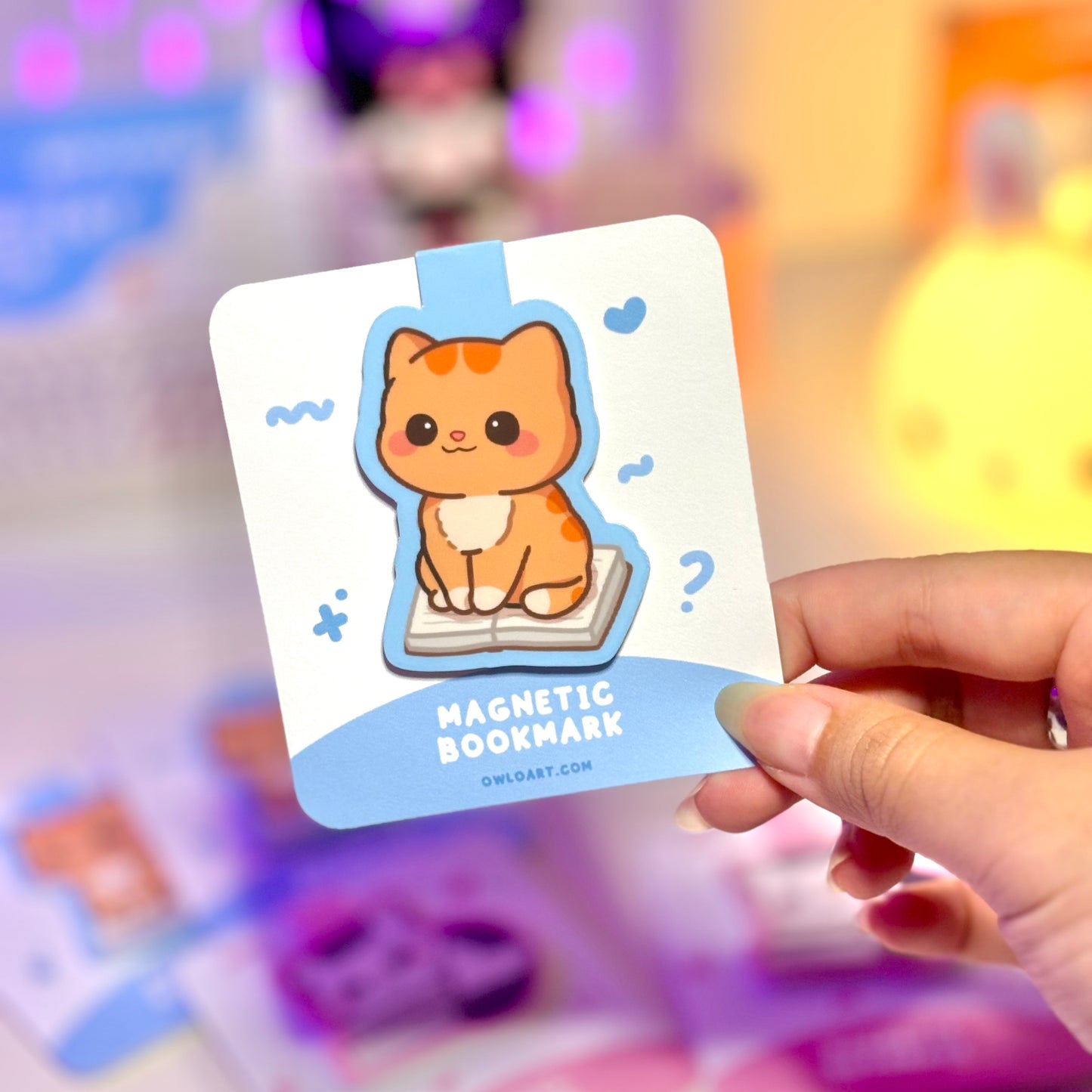 Orang cat Magnetic Bookmark