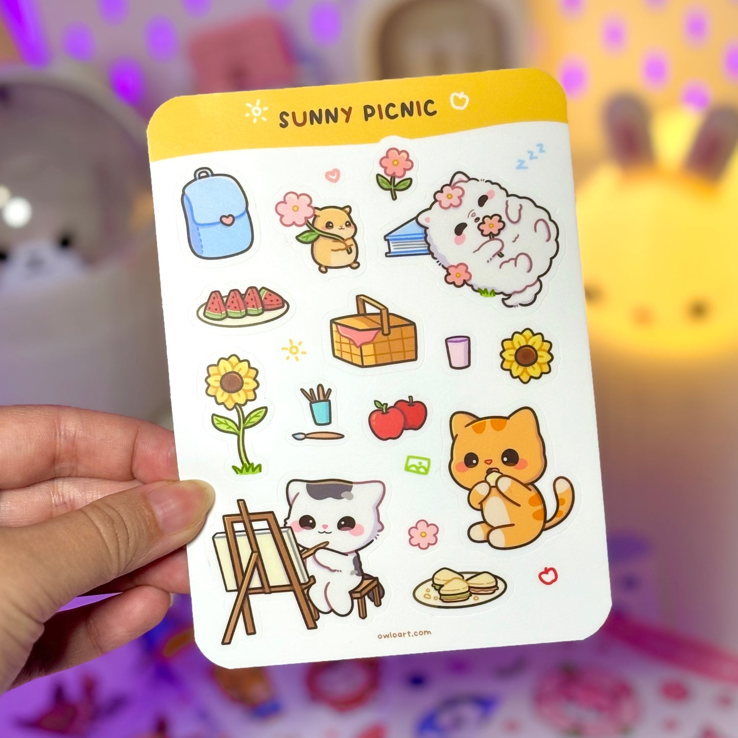 B-Grade Waterproof Sticker Sheet