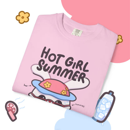 Hot Girl Summer T shirt – Comfort Colors Front ONLY Graphic Tee