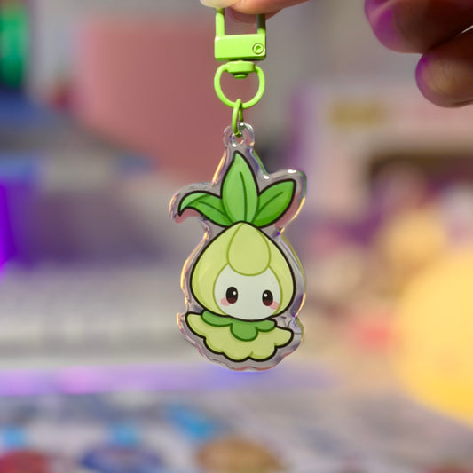 Tiny Lily Sprout Acrylic Keychain