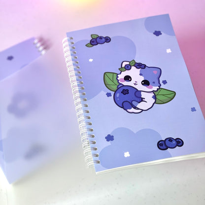 Blueberry Cat Sticker Reusable Book (A5 size)