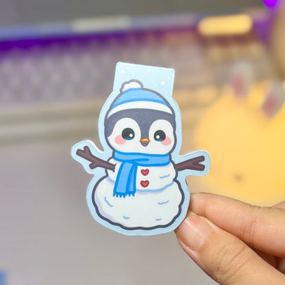 Cute Penguin Magnetic Bookmark
