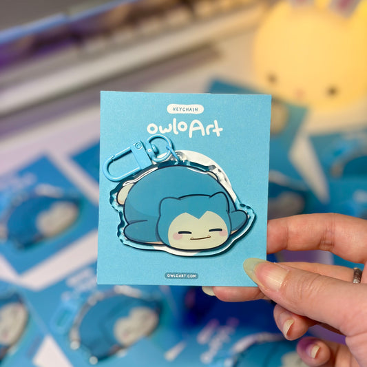 Sleepy Giant Acrylic Keychain