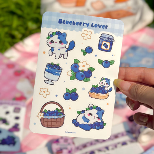 Blueberry Dream FruitKitty Stationery Bundle