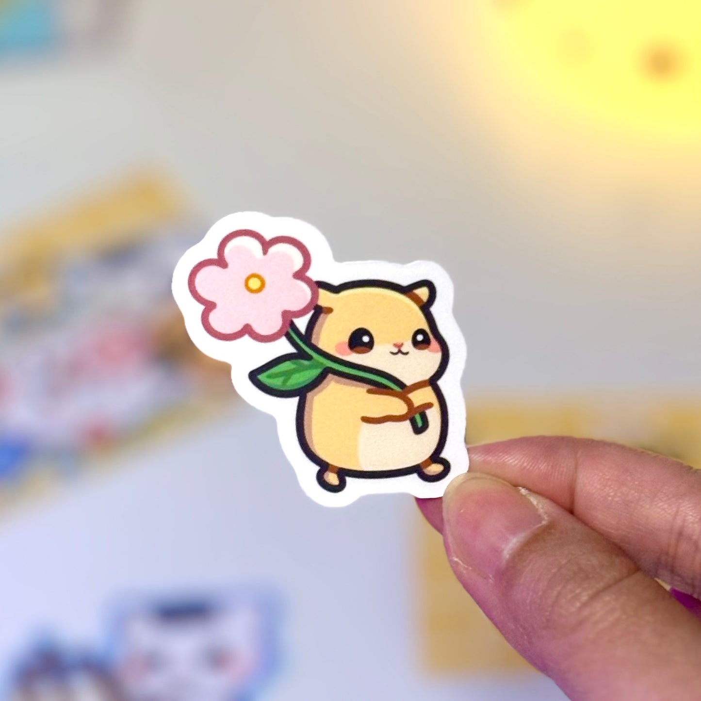 Sunny Picnic Waterproof Matte Stickers
