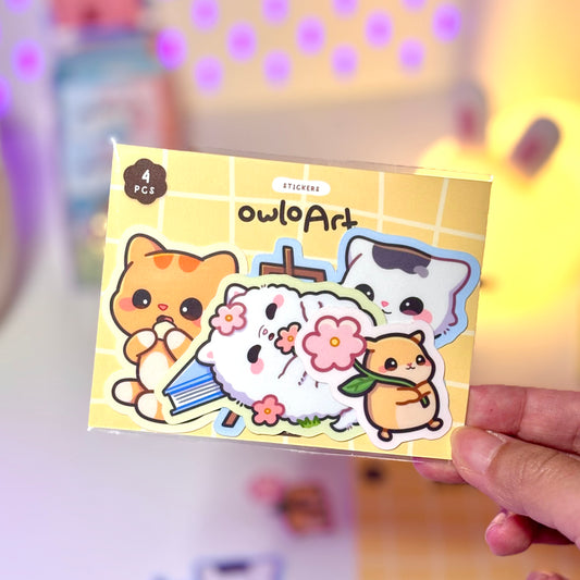 Sunny Picnic Waterproof Matte Stickers