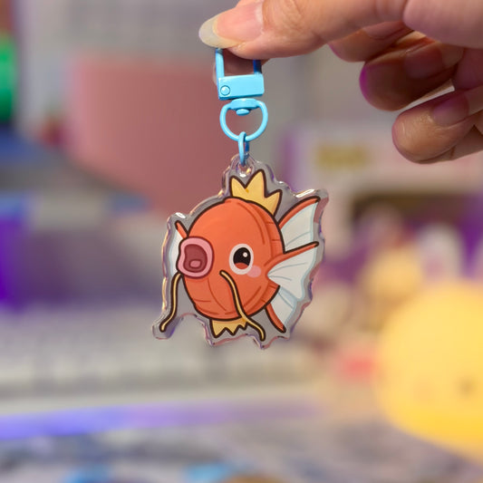 Floppy Fish Buddy Acrylic Keychain