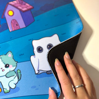 HalloKitties Waterproof Desk Mat