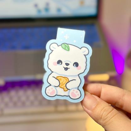 Mausu the Bear Magnetic Bookmark