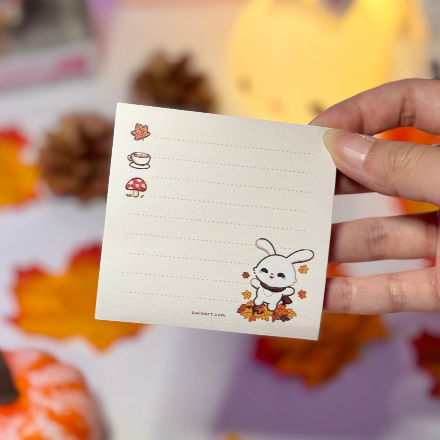 Cozy Fall Bunny Stationery Bundle