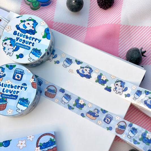 Blueberry FruitKitty Washi Tape