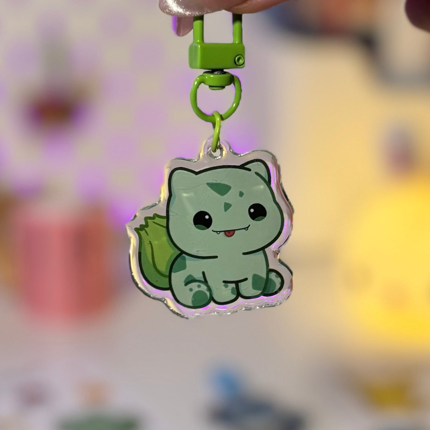 Silly Plant Buddy Acrylic Keychain 🌱