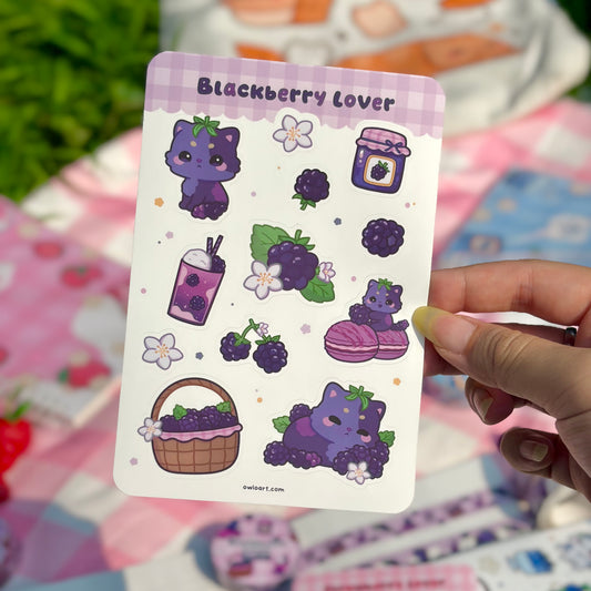 Blackberry Velvet FruitKitty Stationery Bundle
