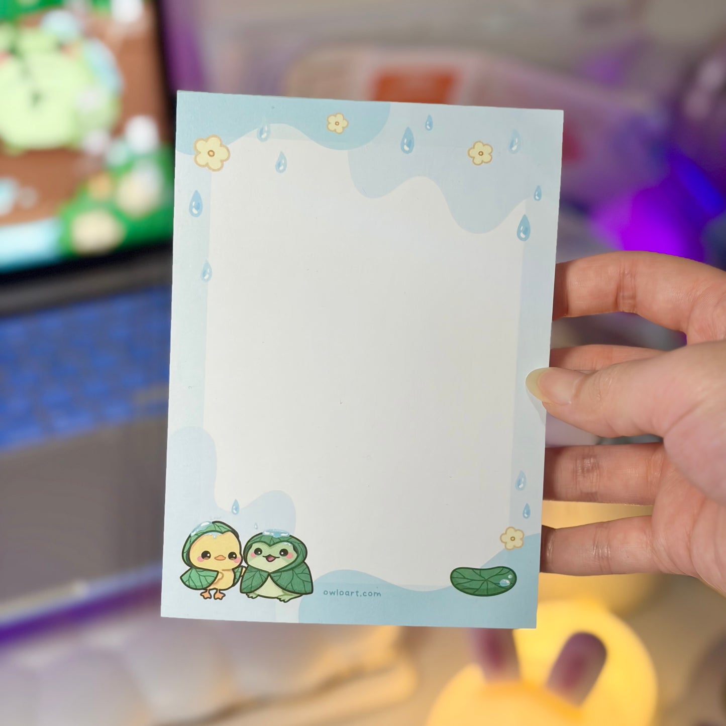 Under the Lily Pad Notepad