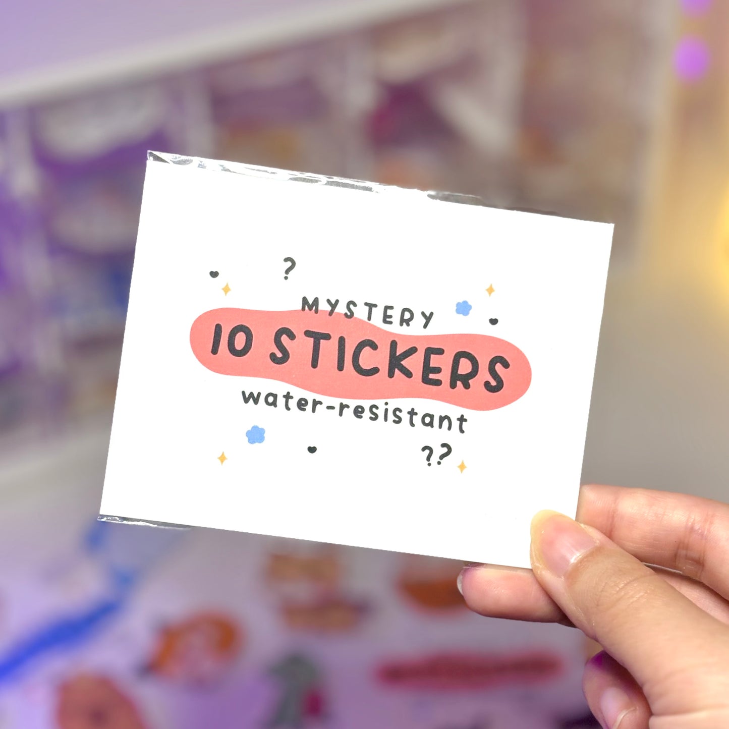 Mystery Water-resistant Sticker Set