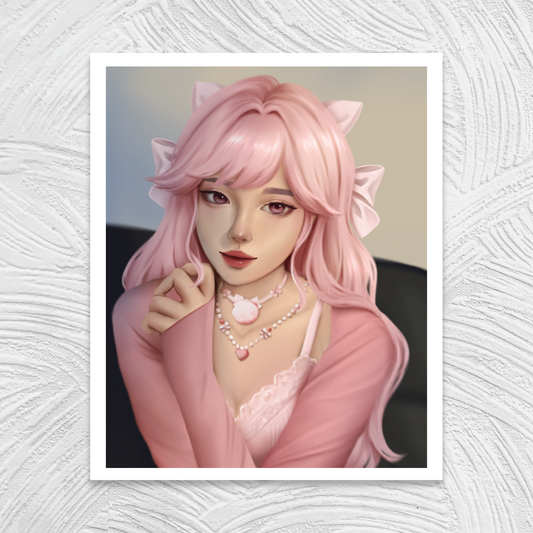 Pink Art Print