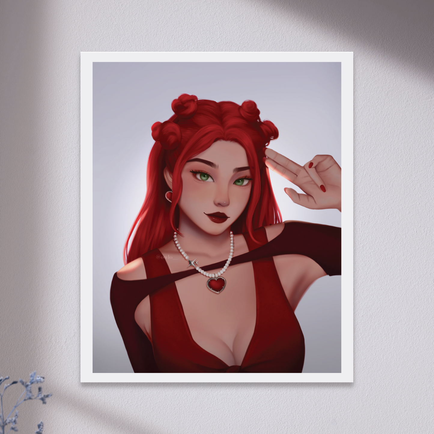 Red Art Print