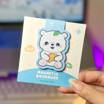 Mausu the Bear Magnetic Bookmark